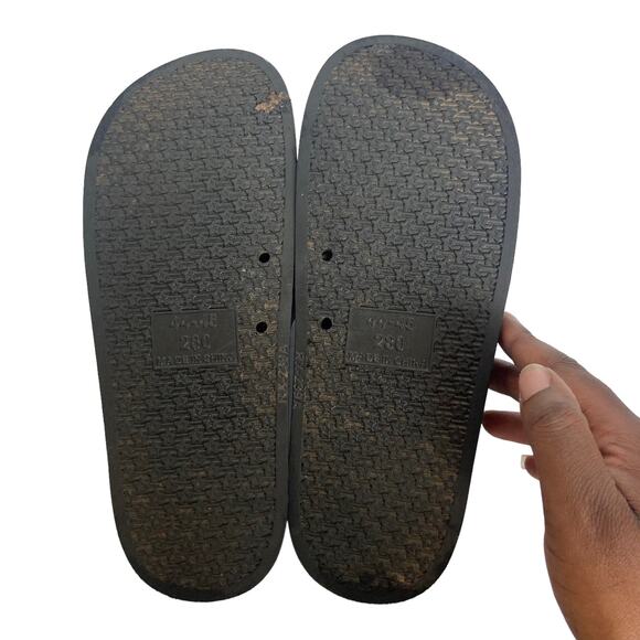 Trick or Treat Halloween Black Slides Size 44 - Picture 3 of 4